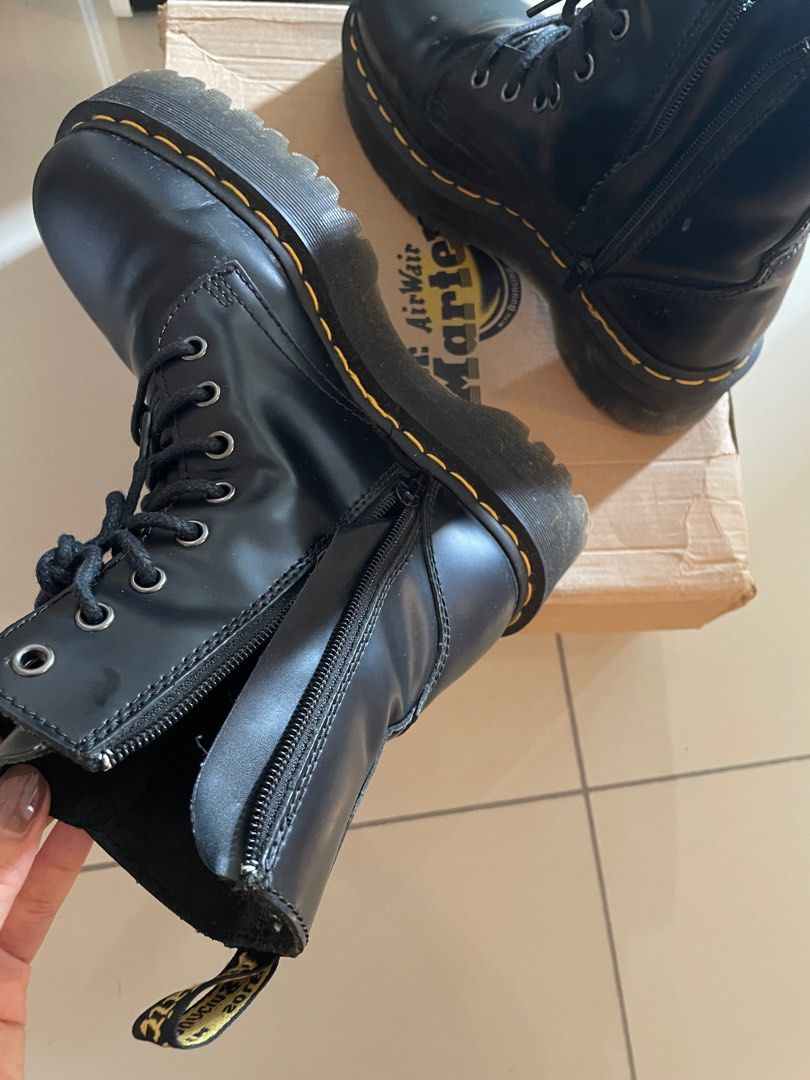 Dr martens Doc Jadon quad platform boots Women s Fashion
