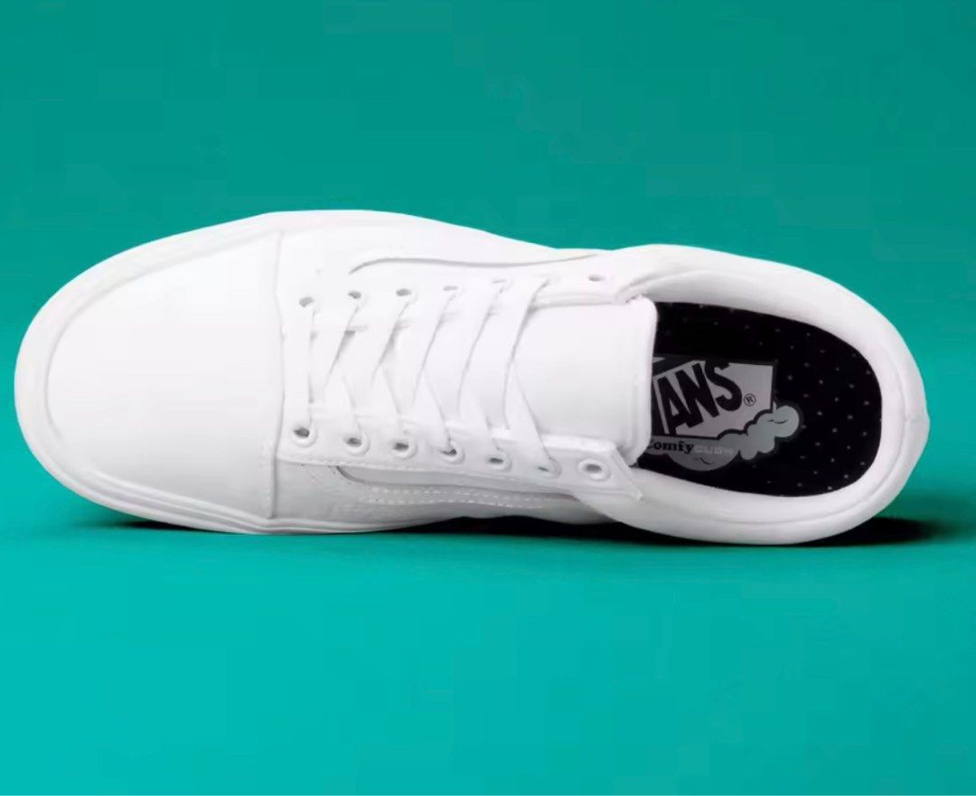 DELIST Vans Comfycush Old Skool Unisex Sneakers Men Unisex US Size White