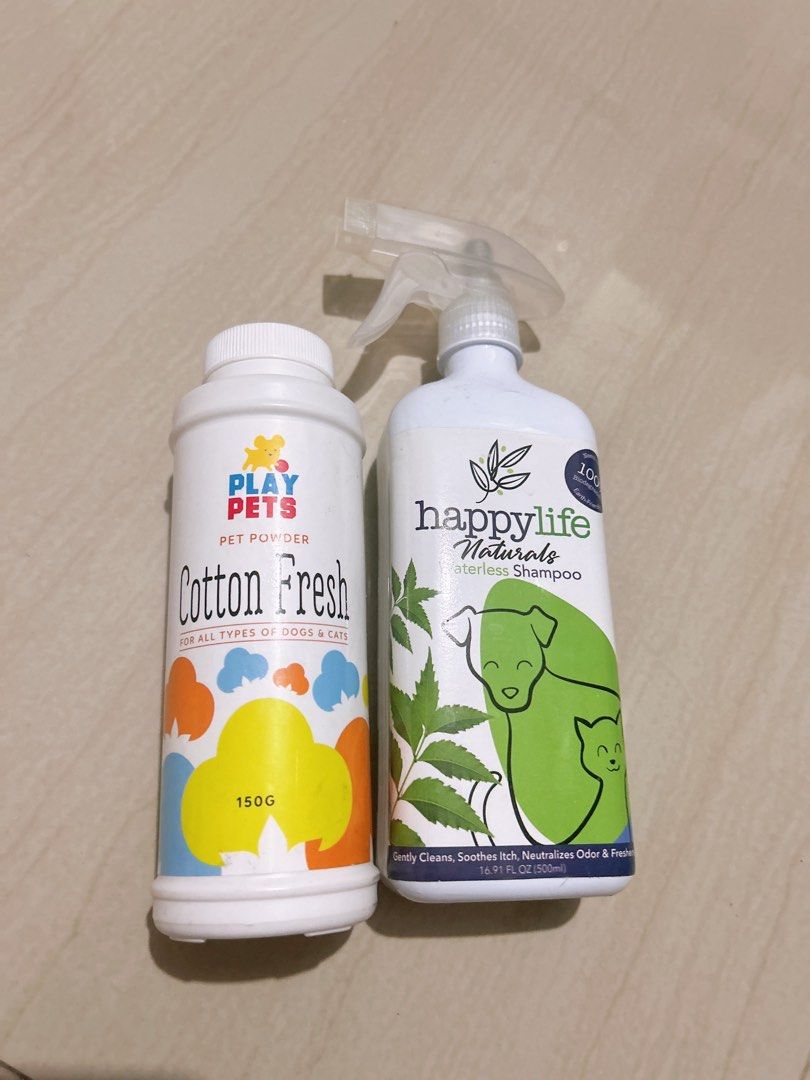 Dog Dry shampoo dog powder Pet Supplies Health Grooming on