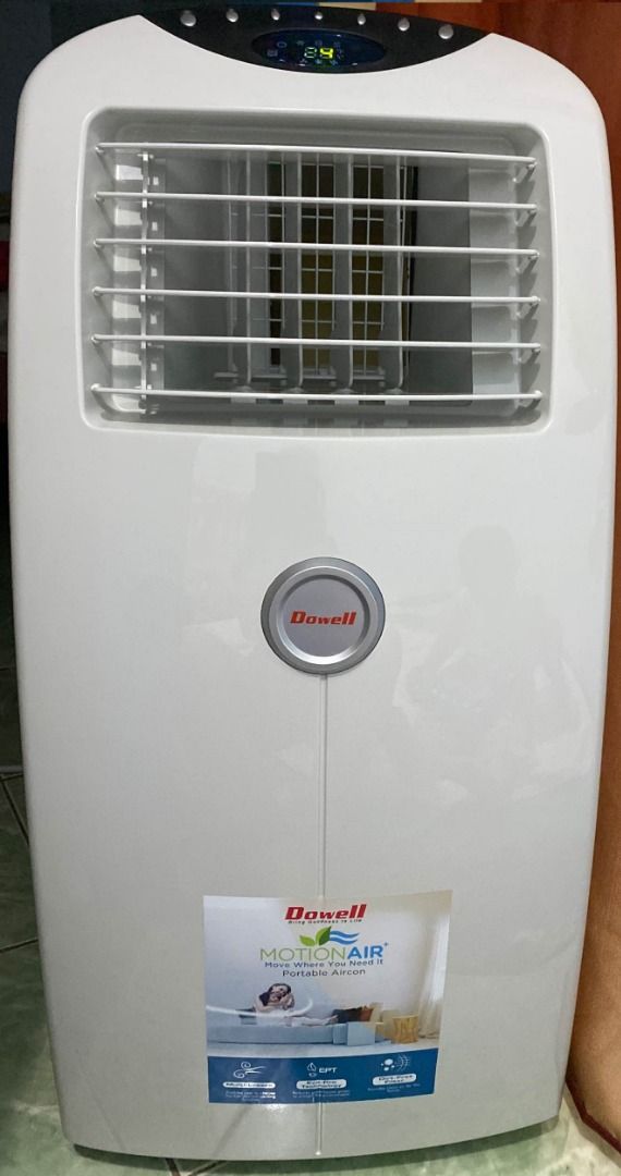 Dowell Portable Aircon (Category: Air Conditioning and Heating) located in Marikina City. Submitted by zetalica (Listing ID 1238873875, Image 2). Description: Like new used only for a month 2HP portable aircon With remote 24hr auto shut off timer 3 fan speed Auto swing function LED digital display Wheels for easy transport No issues Within Warranty RFS: Converting to a window type For pickup/ delivery please have companion to carry the aircon Shi