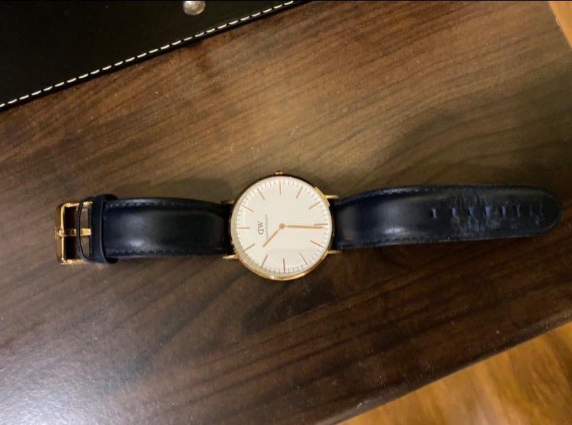 DW Classic Watch Blue leather strap Blue NATO strap BEST PRICE