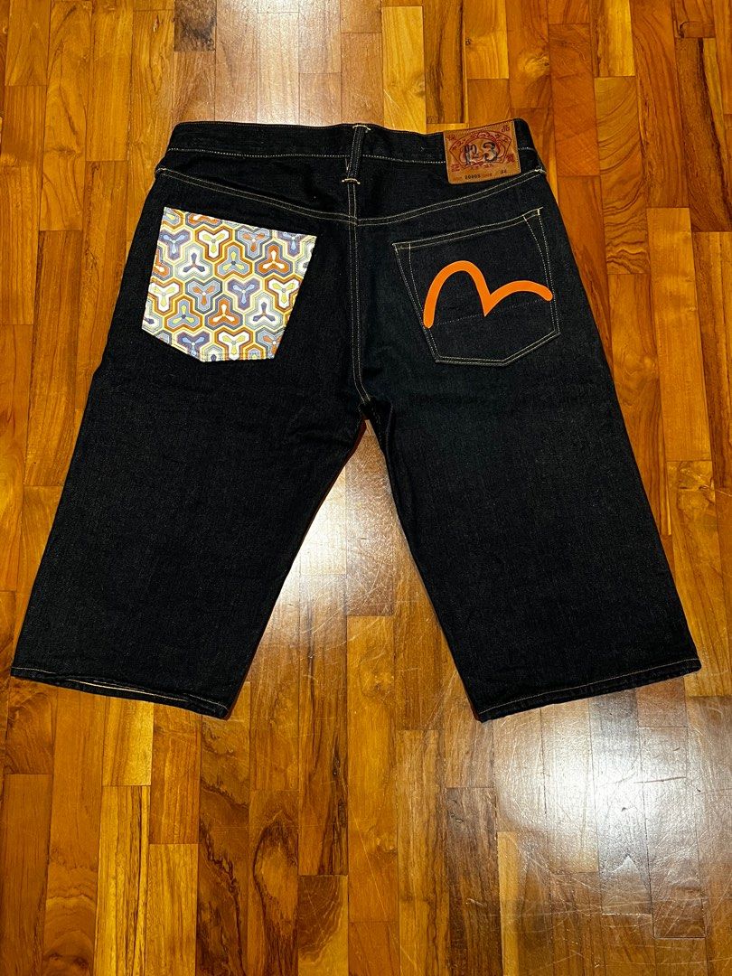 Evisu Jeans Short Men s Fashion Bottoms Jeans on Carousell