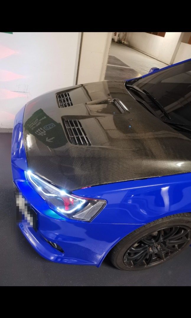 EVO X CARBON FIBER HOOD FOR EVO X / LANCER / INSPIRA, Everything Else