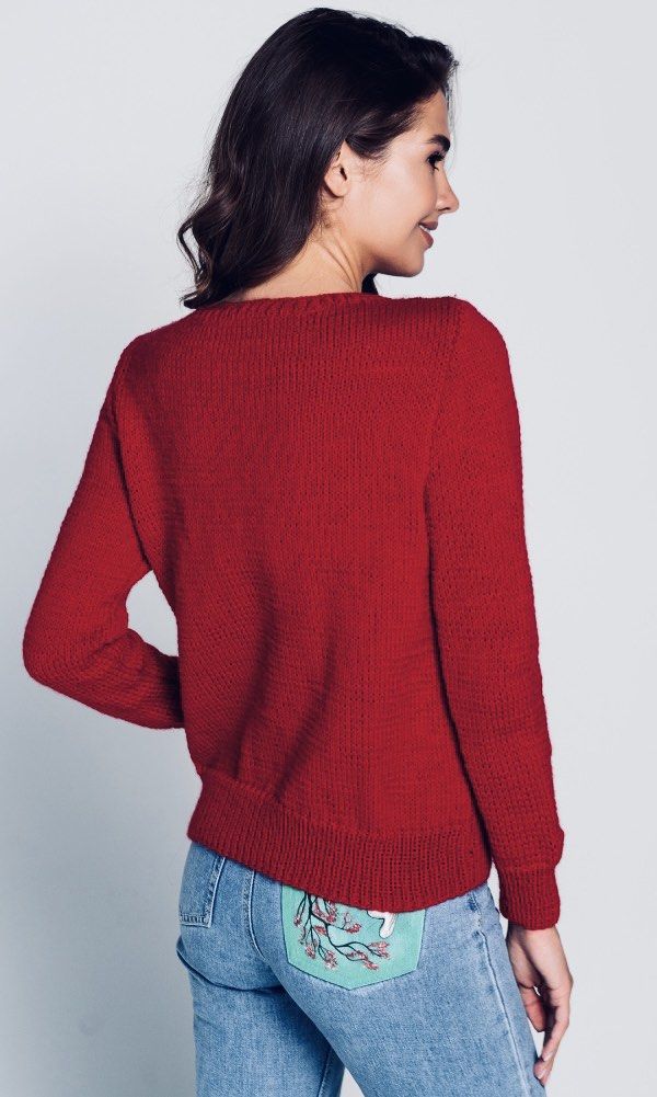 Red pullover sweater outlet