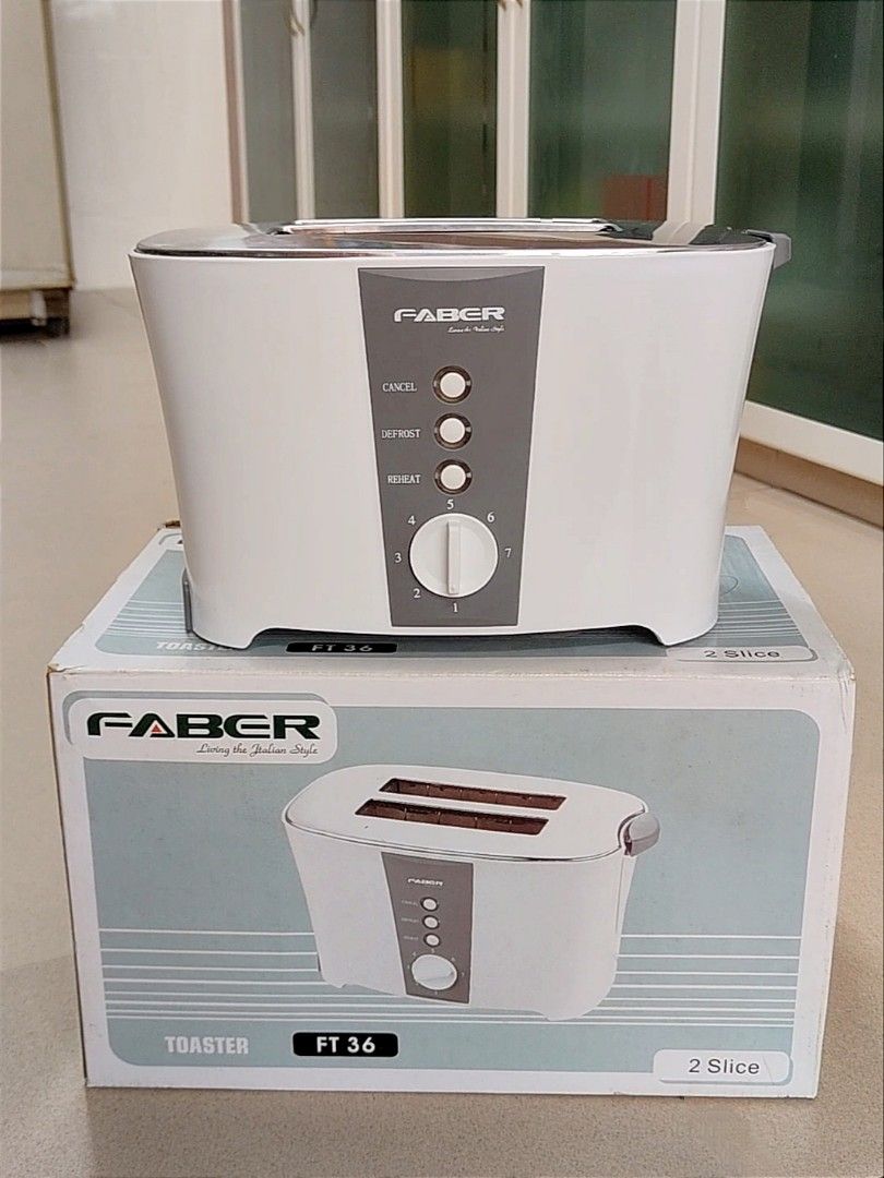 FABER 2Extra Large Italian style Automatic Toaster, TV & Home
