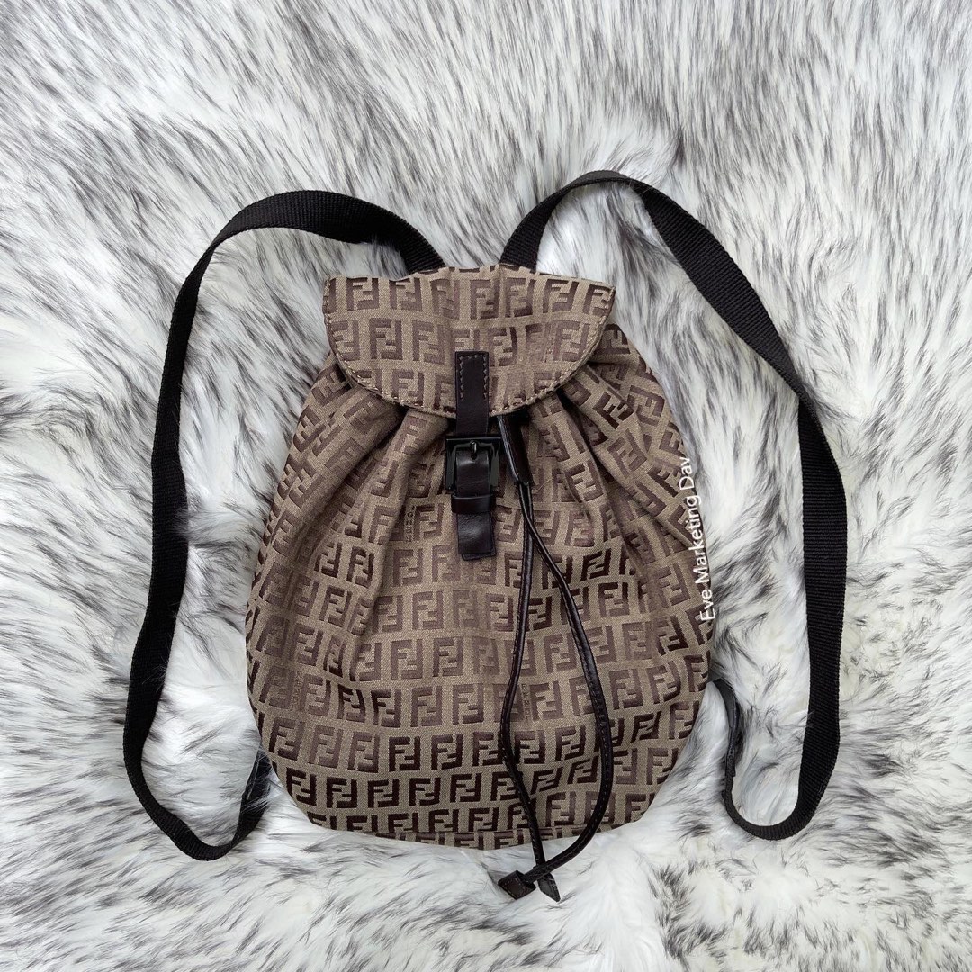 Vintage fendi zucca best sale backpack