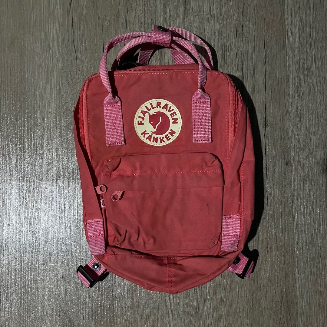 Fjallraven kanken sales mini ox red