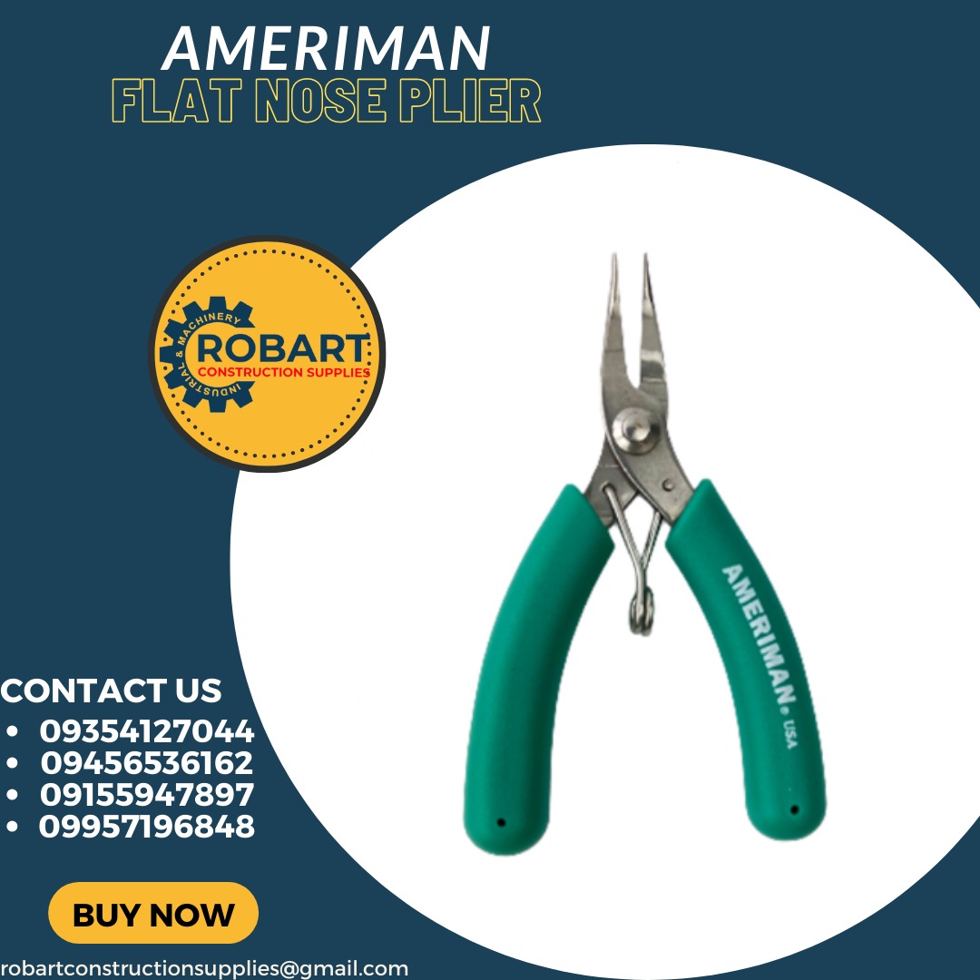 FLAT NOSE PLIER, Commercial & Industrial, Construction Tools