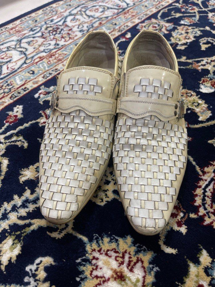 Mens basket weave discount shoes