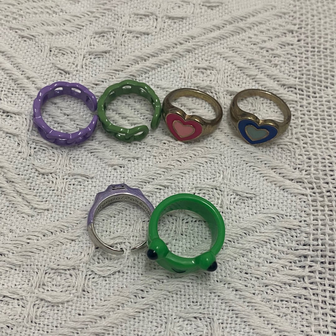 Free Claim Aesthetic Rings, Women's Fashion, Jewelry & Organisers ...