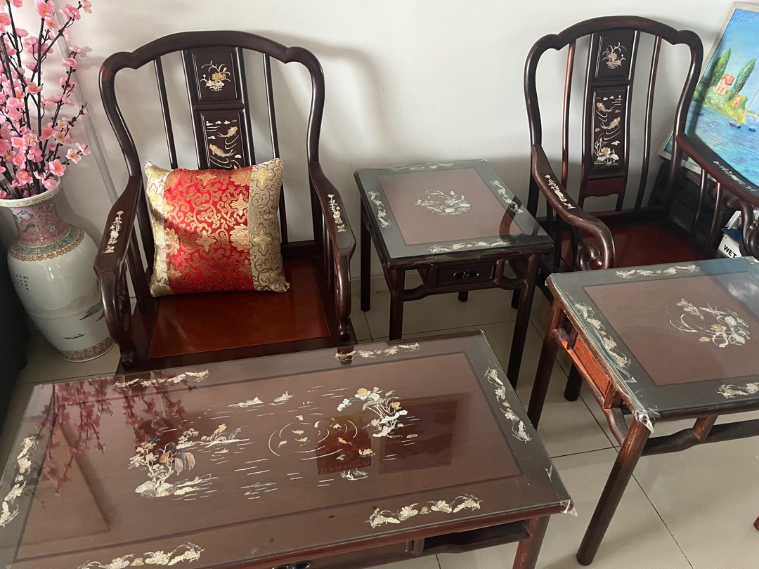 Full set of rosewood furnitures for sale!, Furniture & Home Living