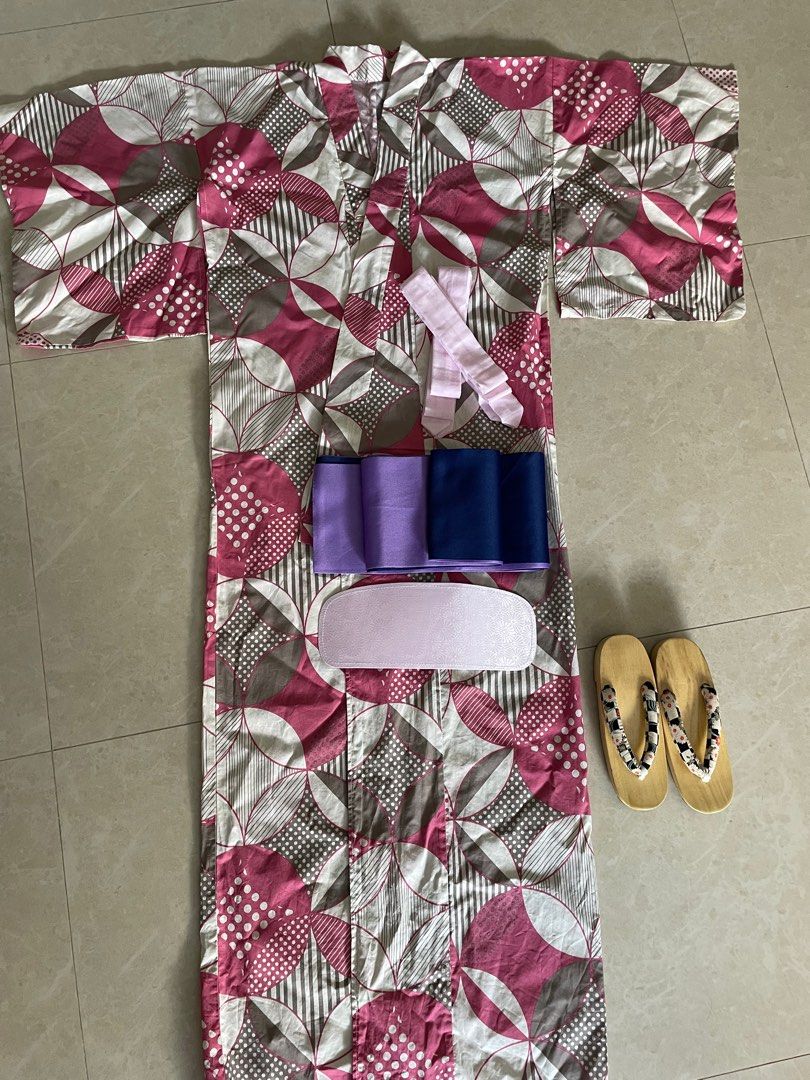 Full set of Yukata for sales, Women's Fashion, Dresses & Sets