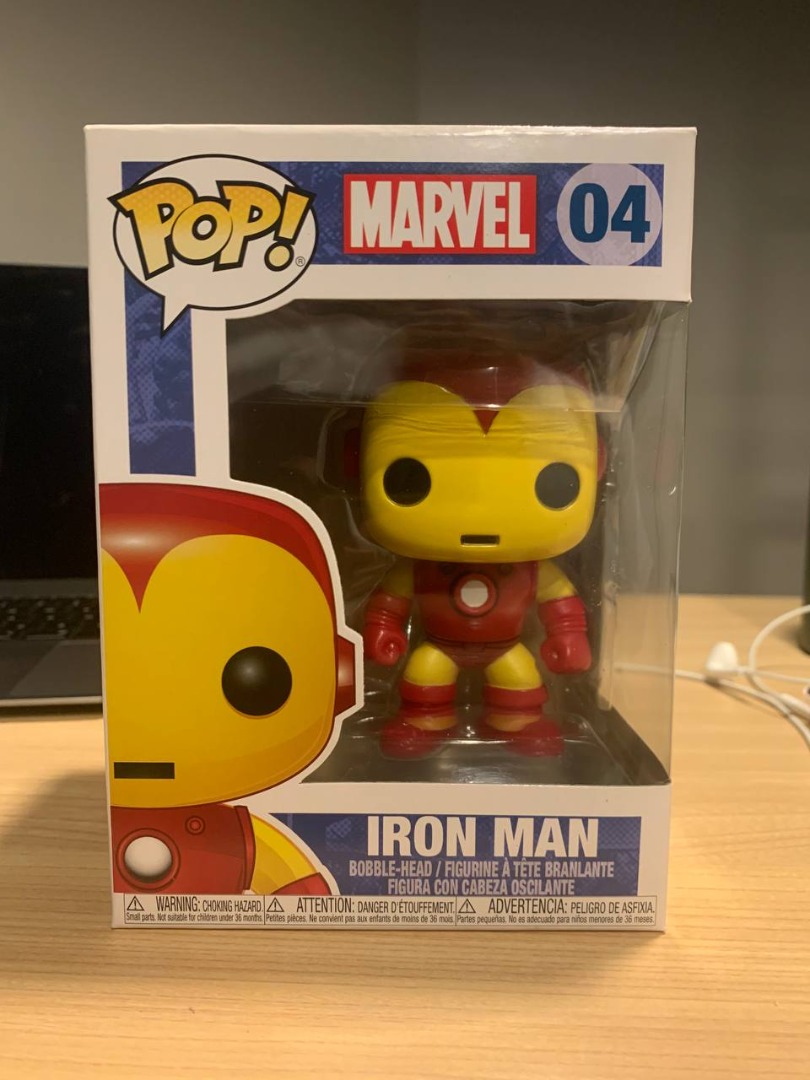 Funko Pop: Marvel - Iron Man #04, Hobbies & Toys, Toys & Games on Carousell