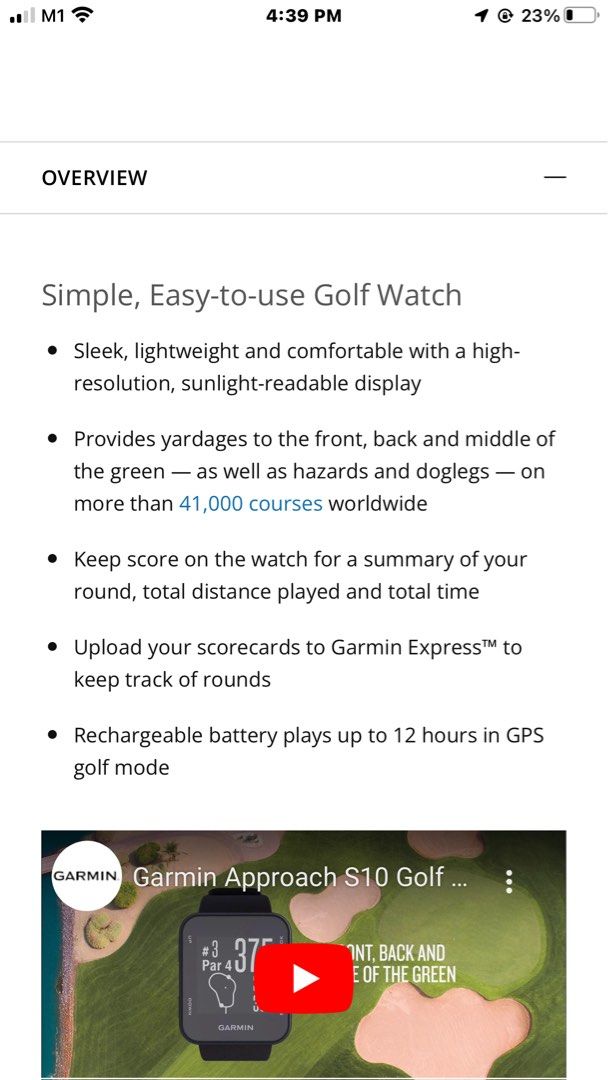 Garmin approach s10 app hotsell