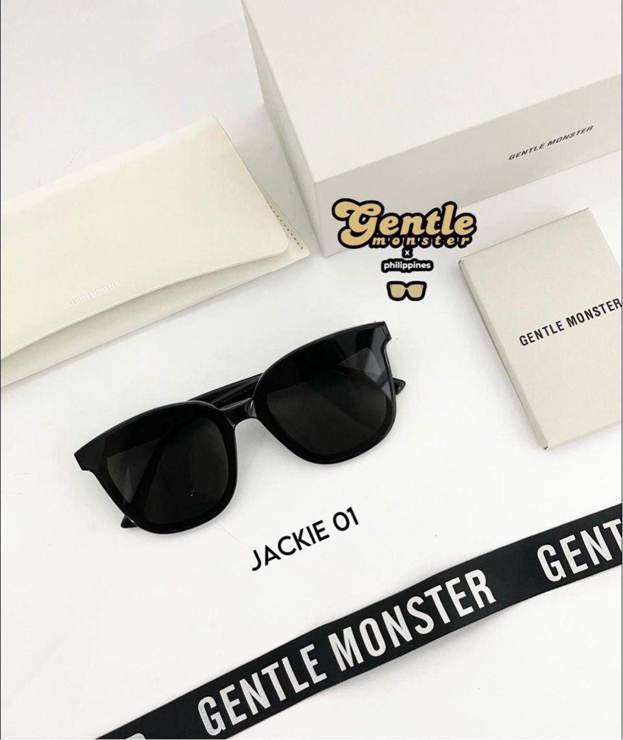 Gentle Monster Jackie 01 Sunglass with Box & Inclusions Set