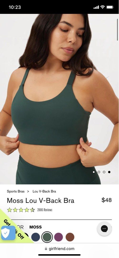 BNWT: Girlfriend Collective Paloma Racerback Sports Bra Size S