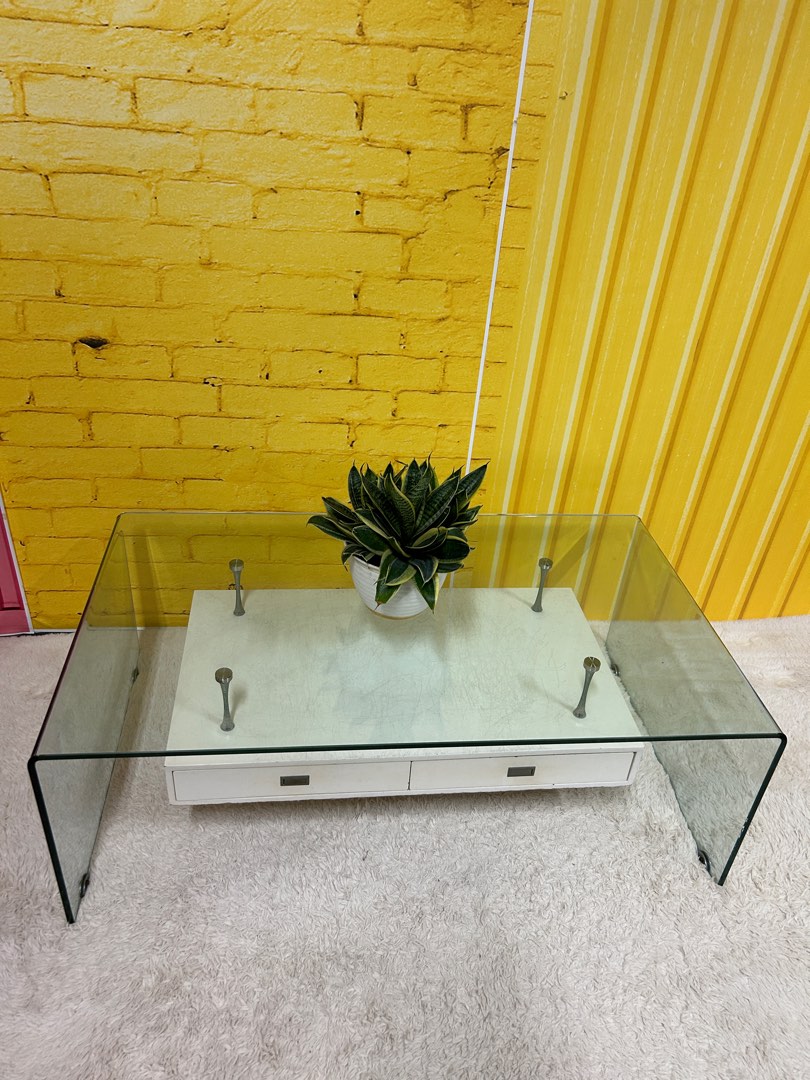 Glass Coffee Table, Furniture & Home Living, Furniture, Tables & Sets