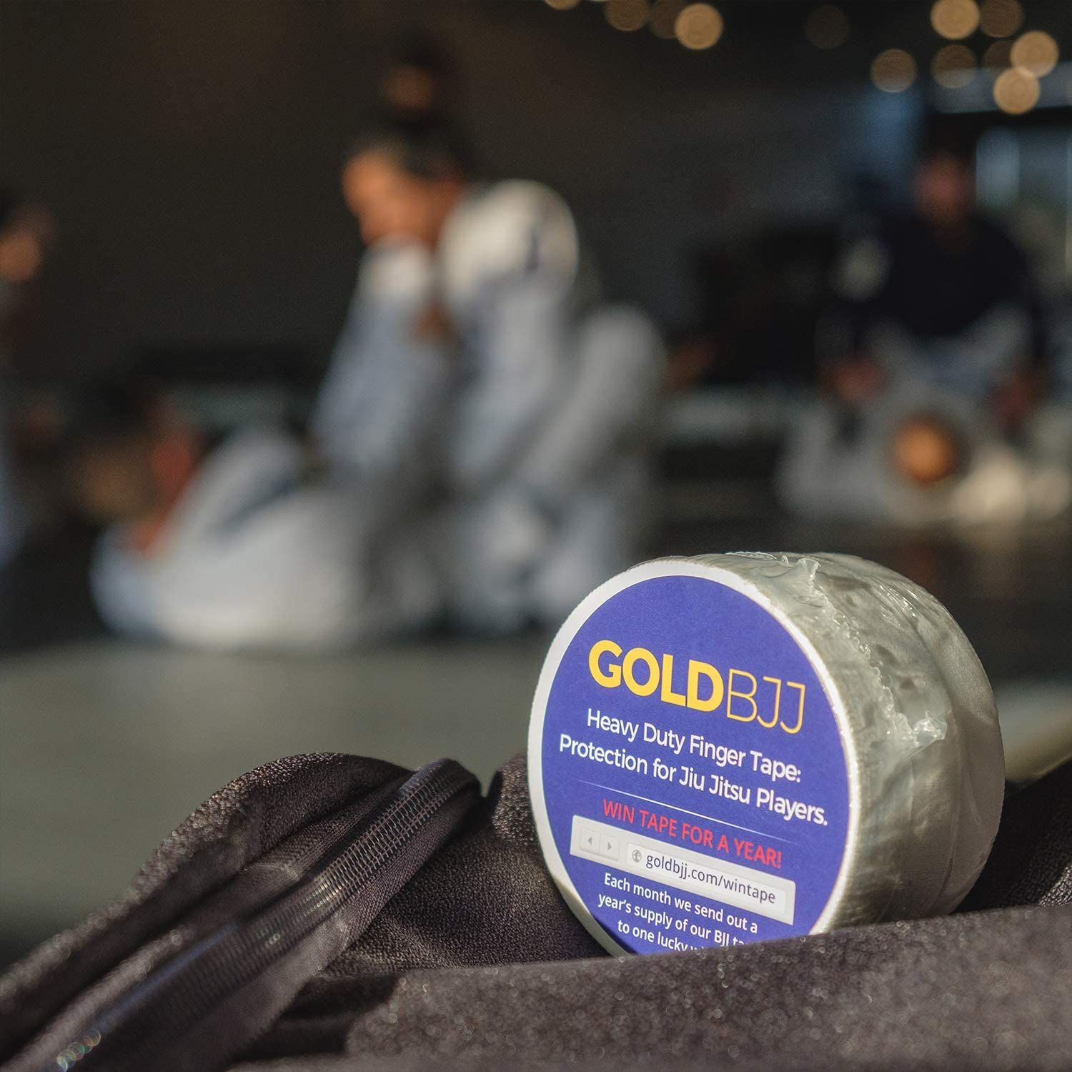 Gold BJJ Jiu Jitsu Tape Strong Athletic Finger Tape, 1/2" x 30