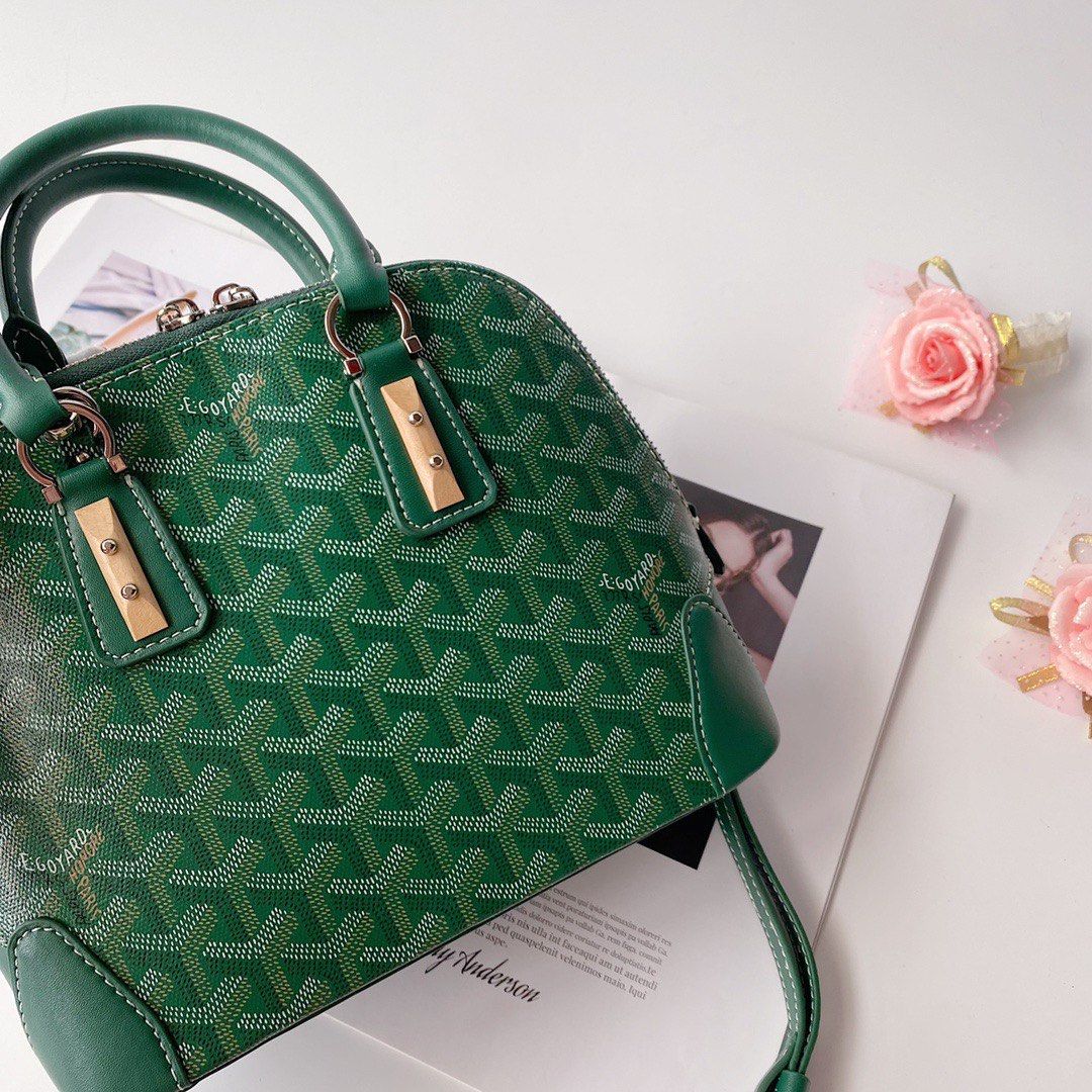 Goyard Goyardine Mini Vendome - Green Handle Bags, Handbags
