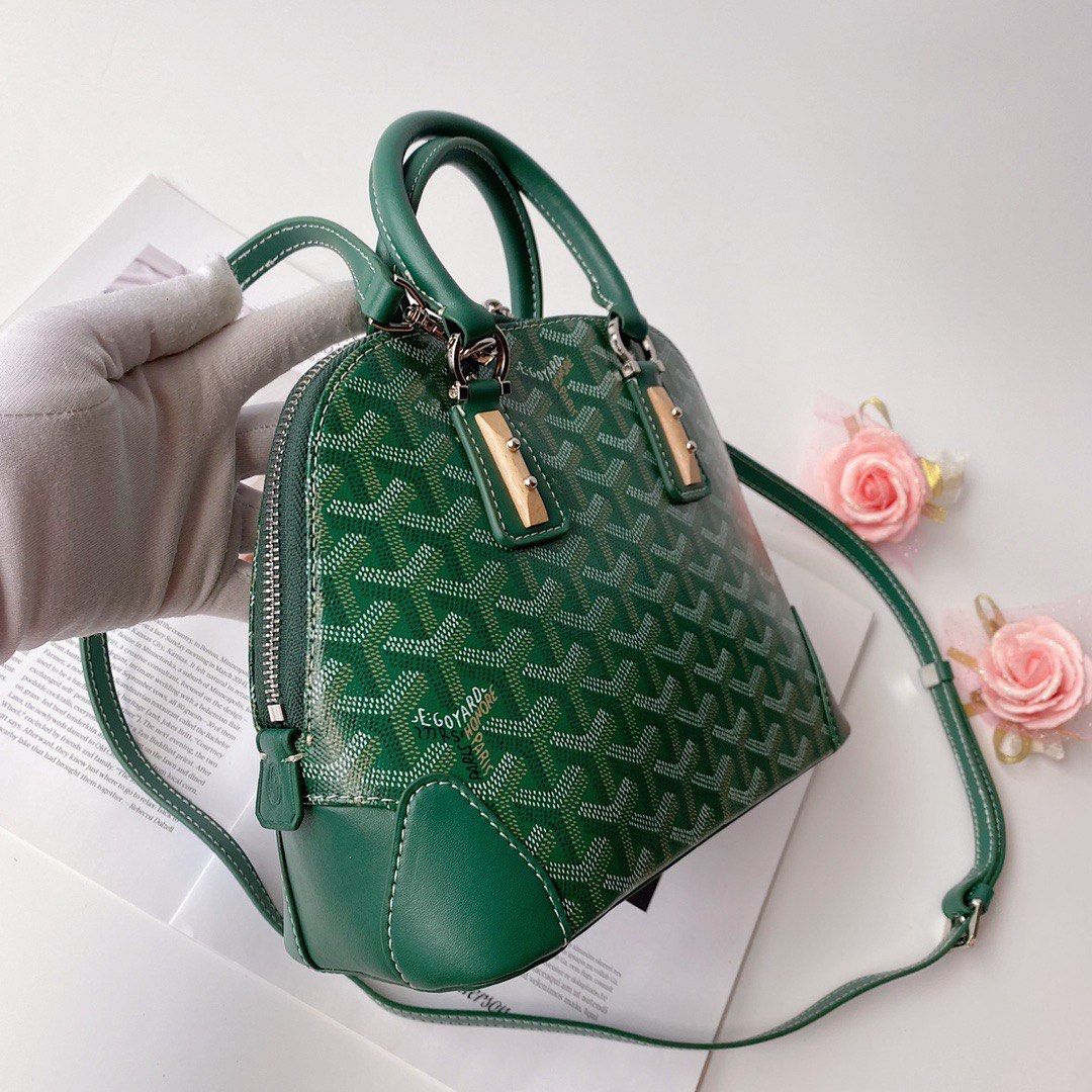 Goyard Goyardine Mini Vendome - Green Handle Bags, Handbags - GOY34859