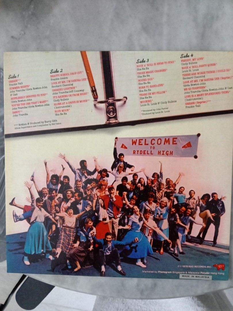 Grease double album records, Hobbies & Toys, Music & Media, Vinyls on