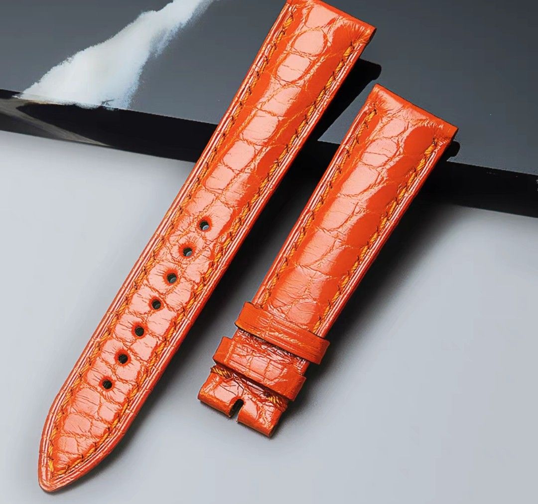 Alligator shop leather strap