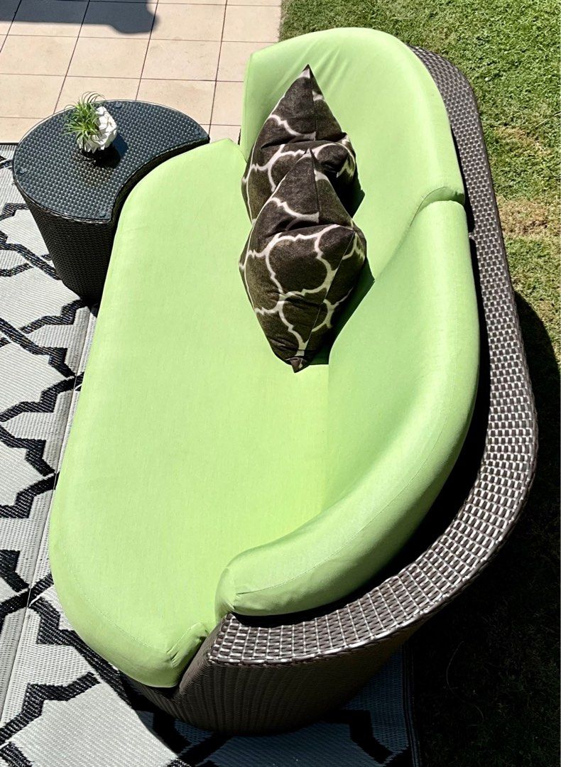 SOLD Rausch outdoor sofa, Furniture & Home Living, Outdoor Furniture on