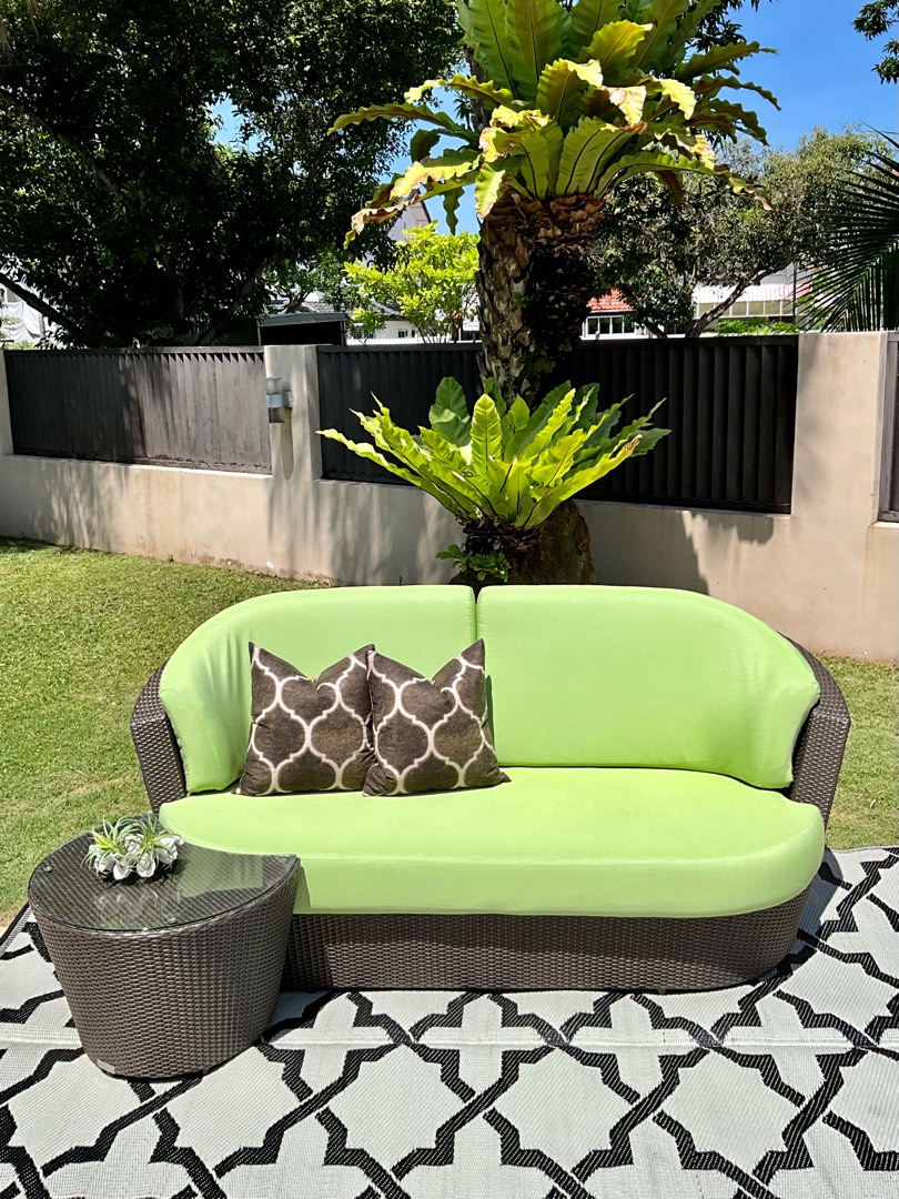 SOLD Rausch outdoor sofa, Furniture & Home Living, Outdoor Furniture on