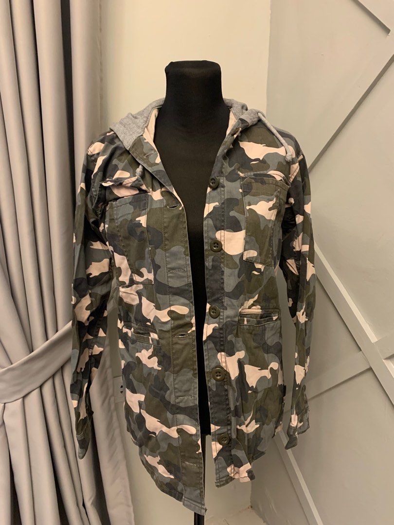 Camo jacket h&m outlet