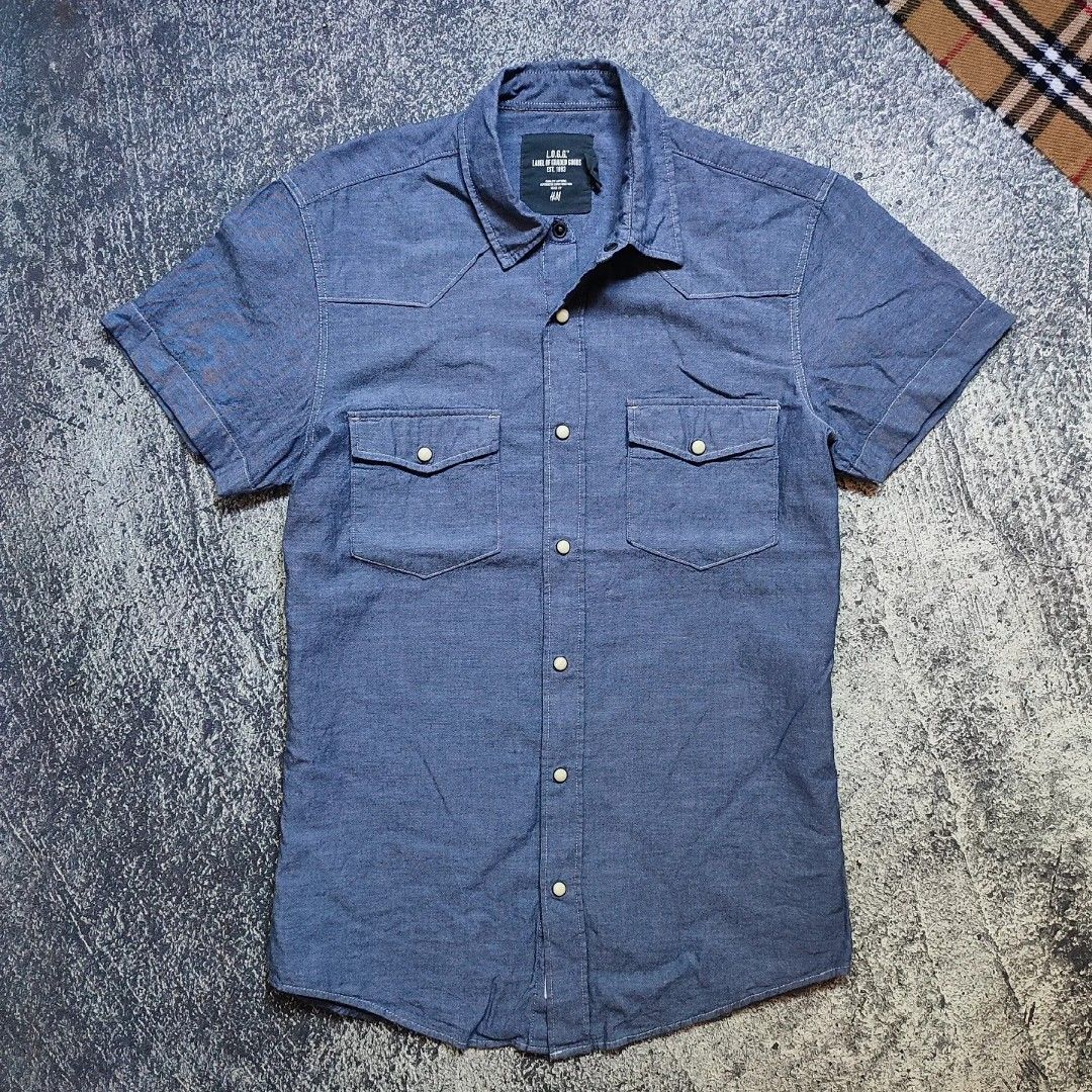 H&m chambray online
