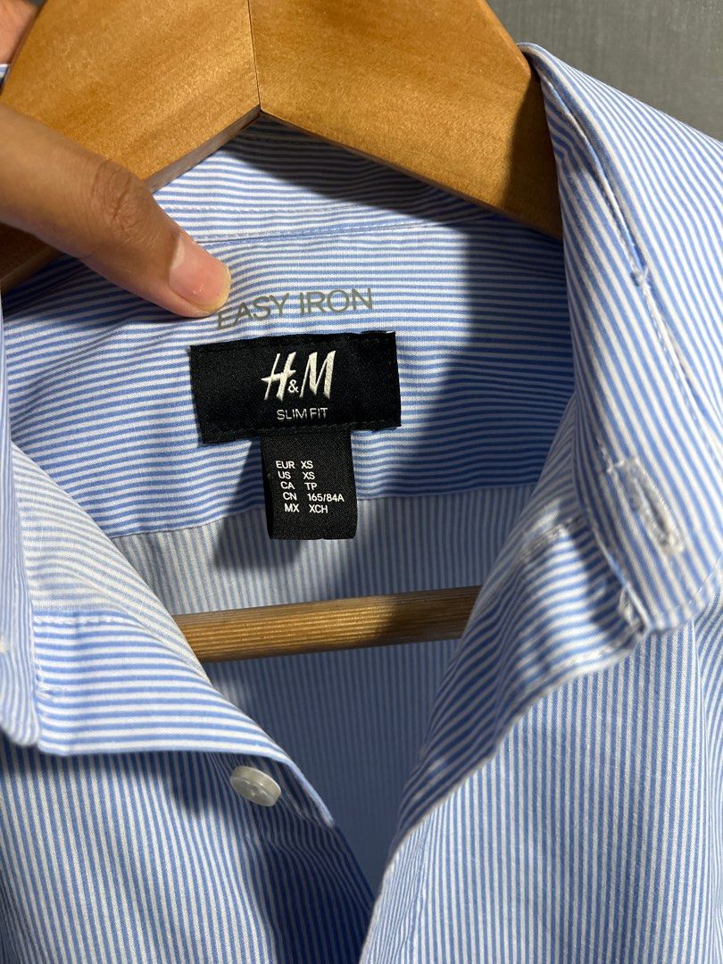 H and m deals easy iron shirt