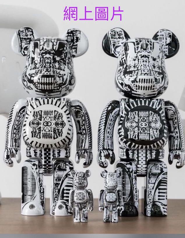 新品未開封1000％ BE@RBRICK H.R.GIGER ベアブリック 白 新品未開封☆1000％ BE@RBRICK  ベアブリック 白 MEDICOM TOY