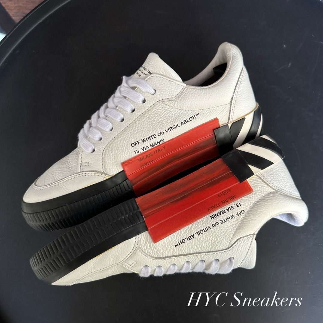HYC OFF WHITE OW COURT 箭頭低筒板鞋 黑白 EU38 裸鞋 她的時尚 鞋類 運動鞋、球鞋在旋轉拍賣