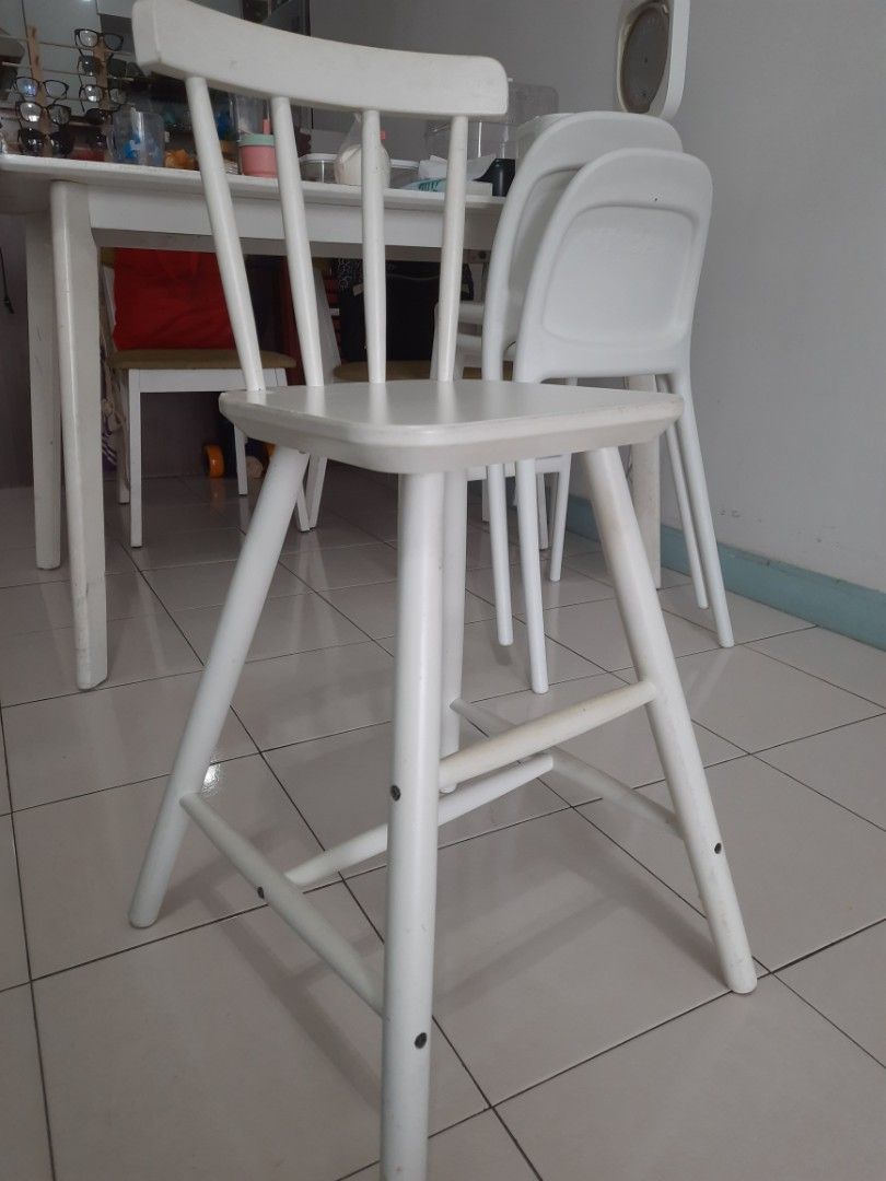 Ikea Agam Junior Chair (White), Furniture & Home Living, Furniture
