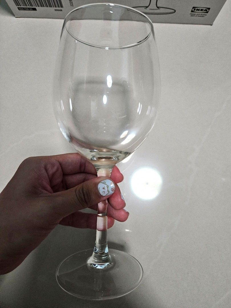 SVALKA Wine glass, clear glass - IKEA