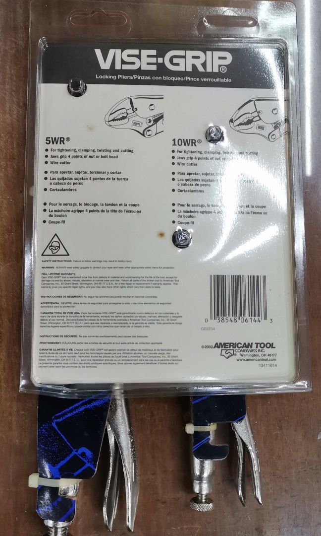 IRWIN VISE GRIP VALUE PACK #5WR, 10wr ( USA MADE) on Carousell