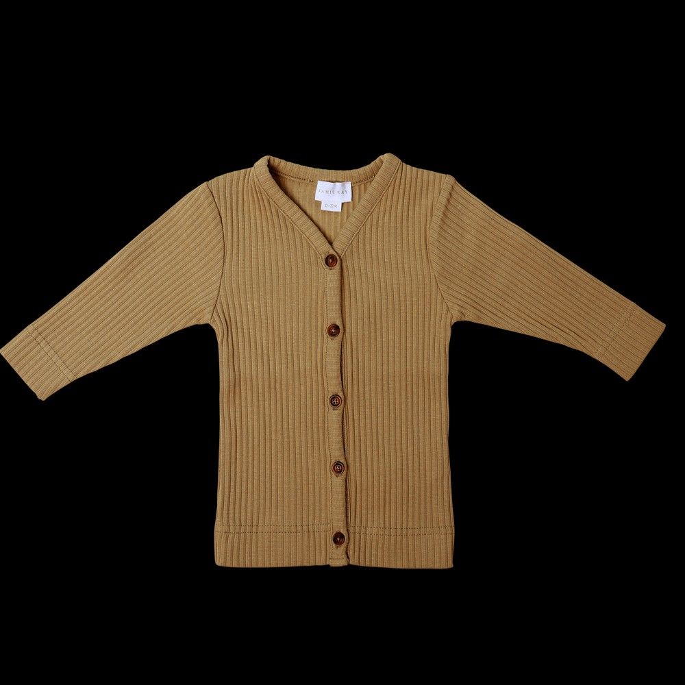 Kids gold cardigan top