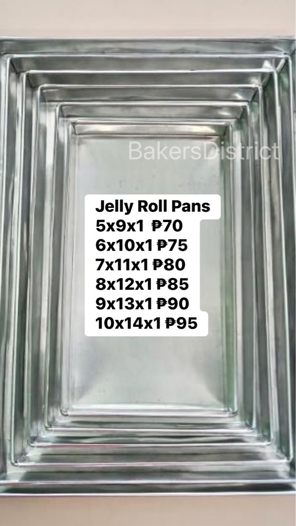 Jelly Roll Pan 1” Height Rectangular Baking Pan, Furniture & Home