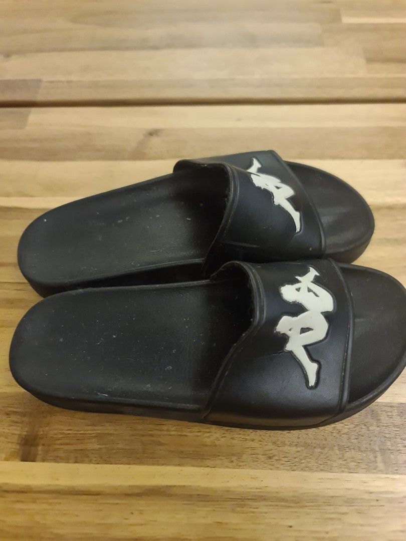 Kappa slides, Women's Fashion, Footwear, Flipflops and Slides on Carousell