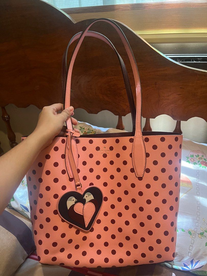 Kate Spade Arch Love Birds Small Reversible Tote