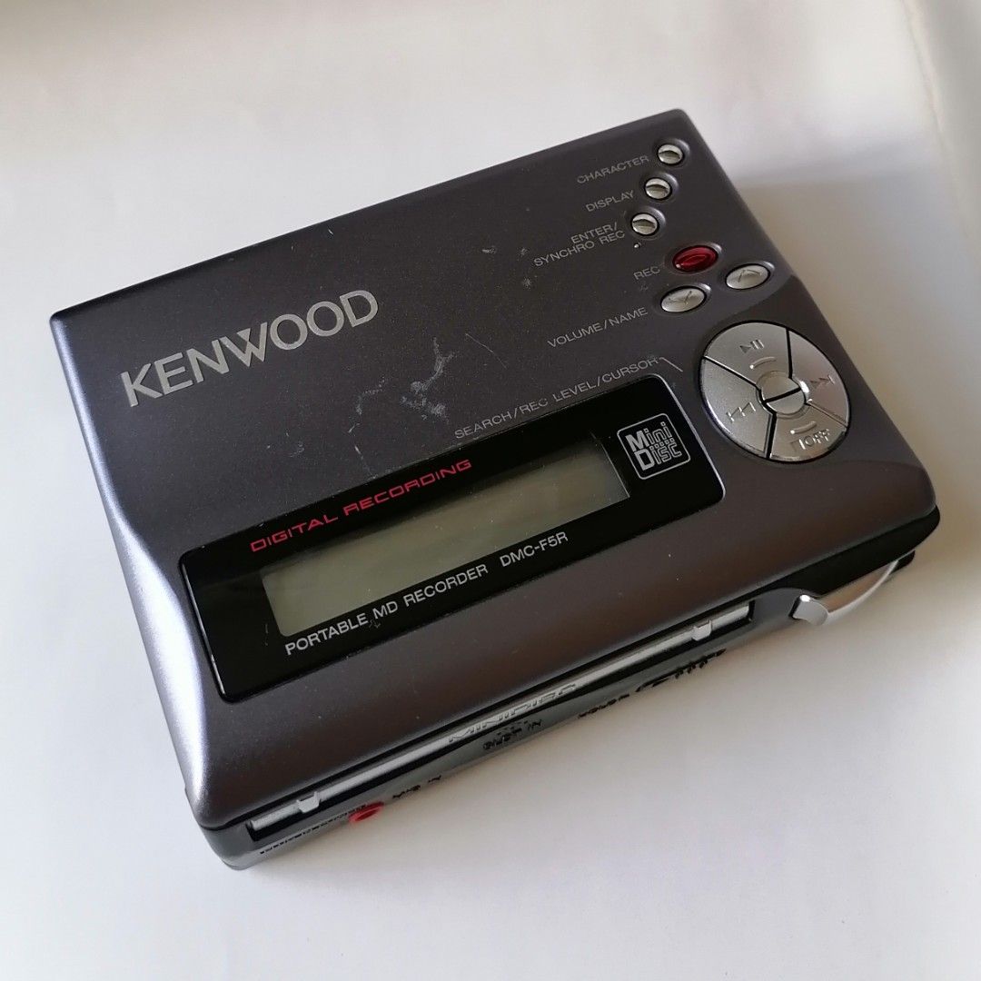Kenwood DMC-F5R 深灰色Minidisc Player MD Walkman 機隨身聽, 音響 