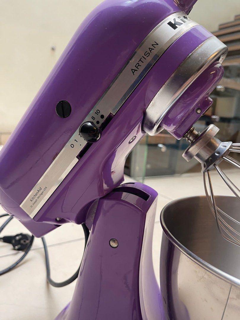 KitchenAid 5KSM150PSBGP Artisan Stand Mixer 150 Grape Cake Cookies Baking