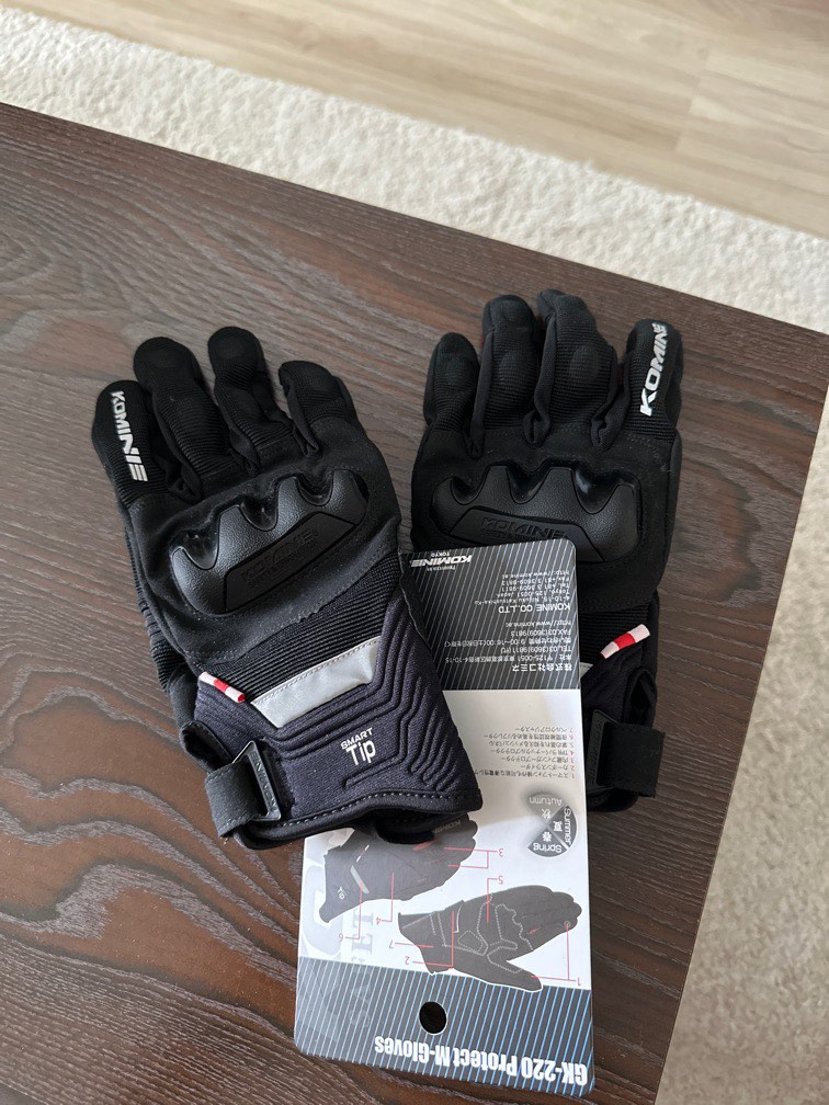 Komine glove GK220, Motorcycles, Motorcycle Apparel on Carousell