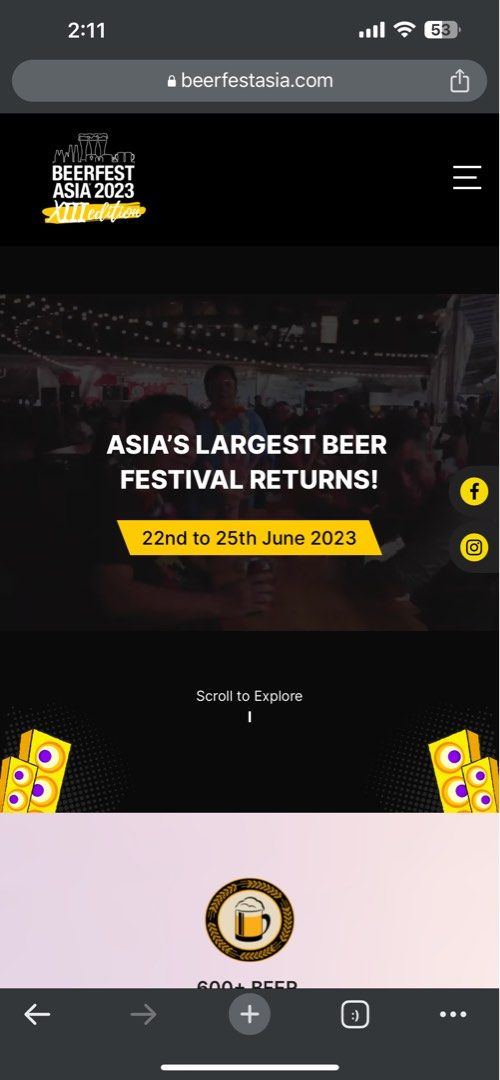 *LAST ONE* Beer Fest ticket! Today 22nd Jun, Tickets & Vouchers, Event