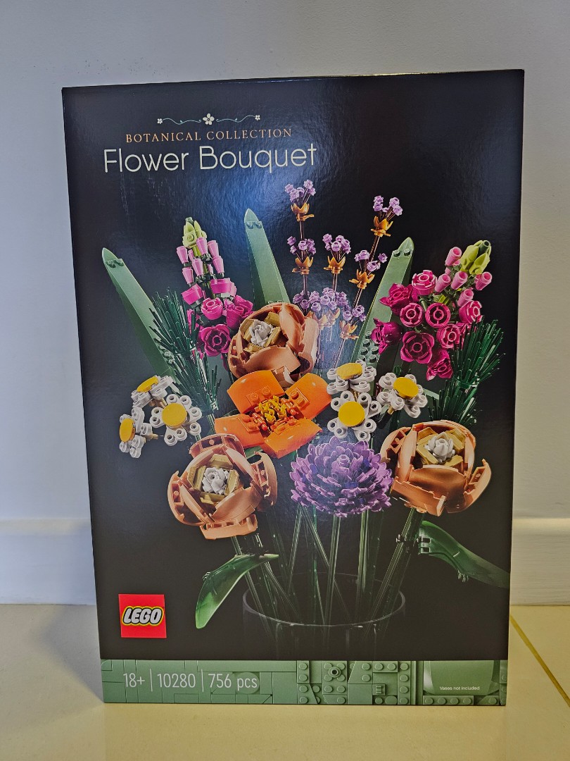 LEGO Icons Flower Bouquet 10280 Building Kit (756 Pieces) Construction ...