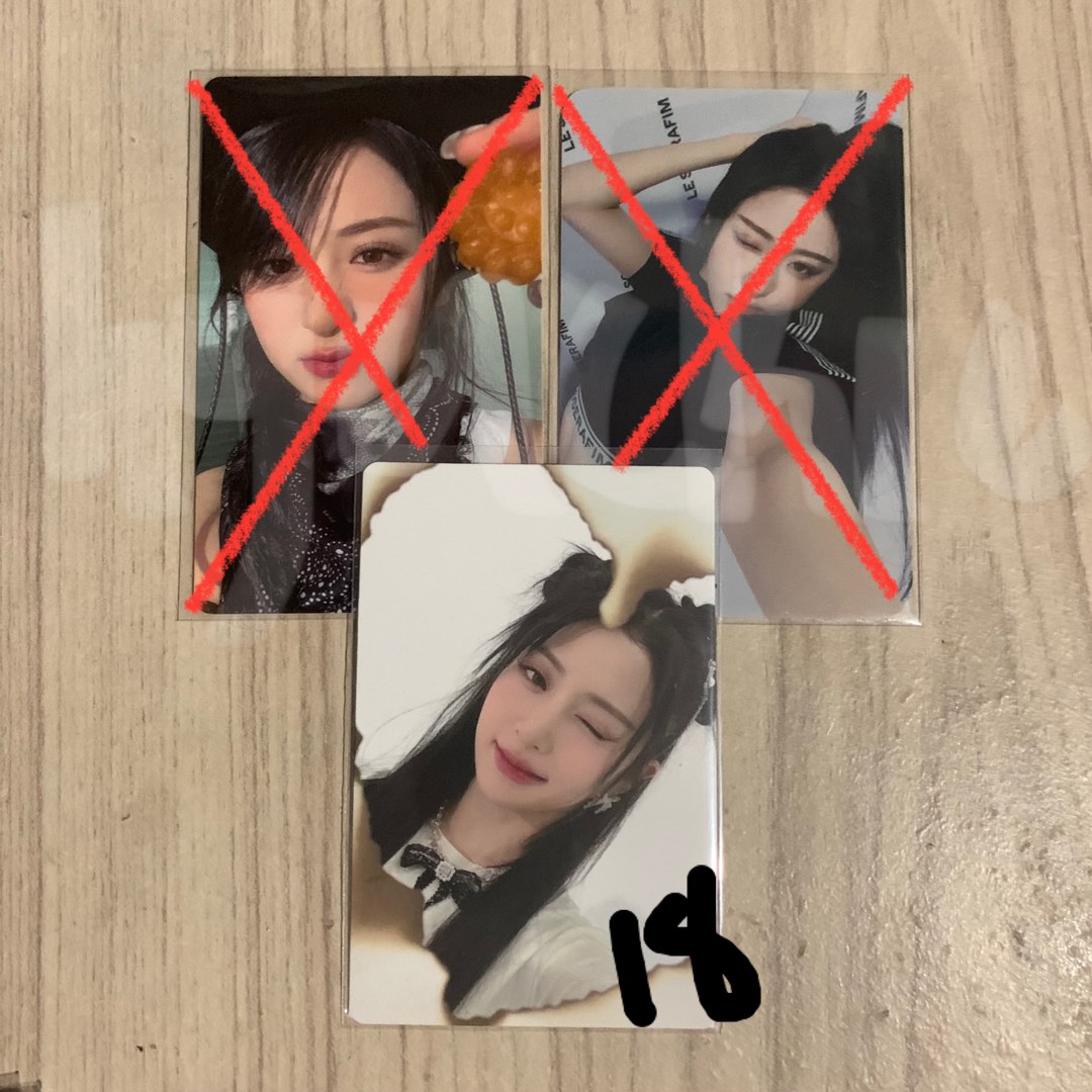 LESSERAFIM UNFORGIVEN YUNJIN SET, Hobbies & Toys, Collectibles ...