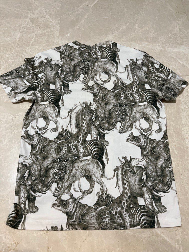 NWT LOUIS VUITTON MEN XL CHAPMAN BROTHERS ANIMALS EYE BIRD PATCH TEE  T-SHIRT