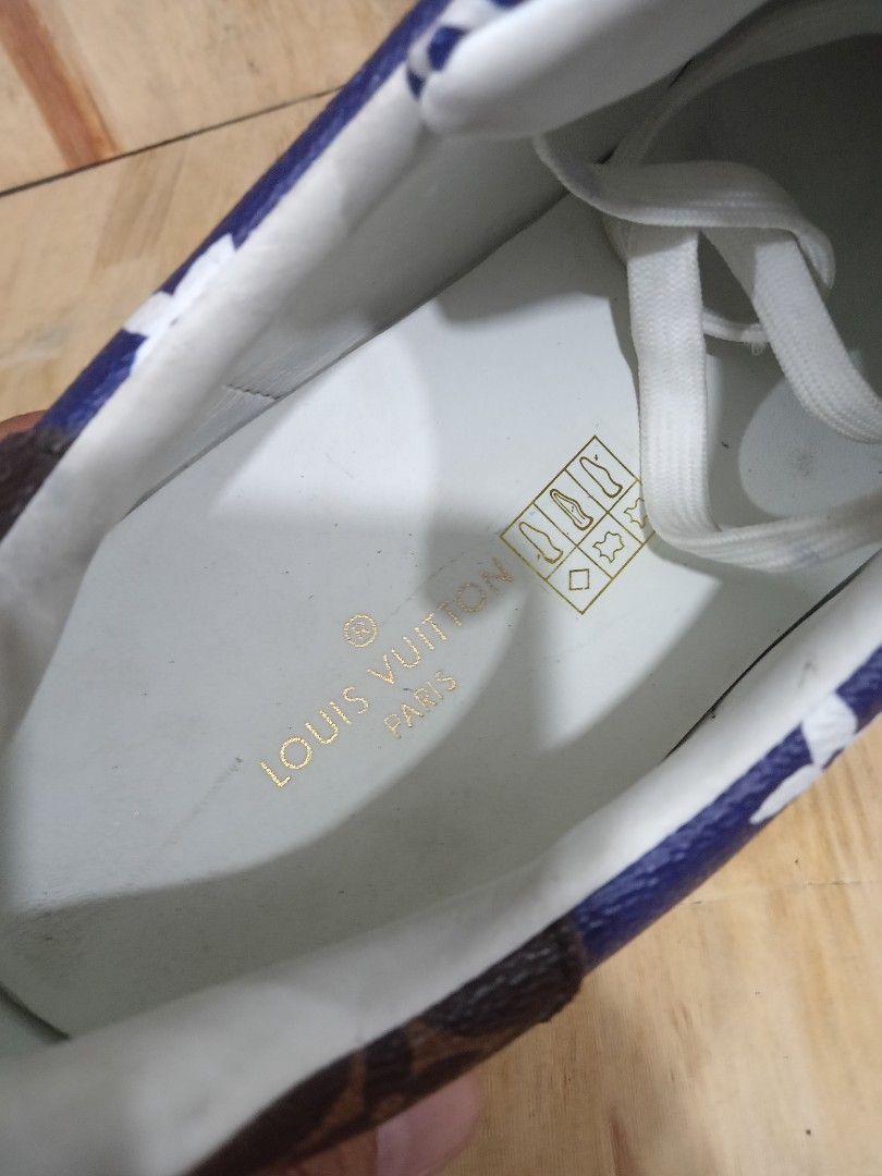 Sepatu Second Louis Vuitton MS0139 Tenis Sneaker size 40, Fesyen Wanita,  Sepatu di Carousell