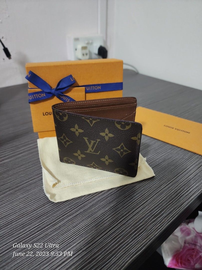 Louis Vuitton Pocket Organizer Radiant Sun in Macassar Coated