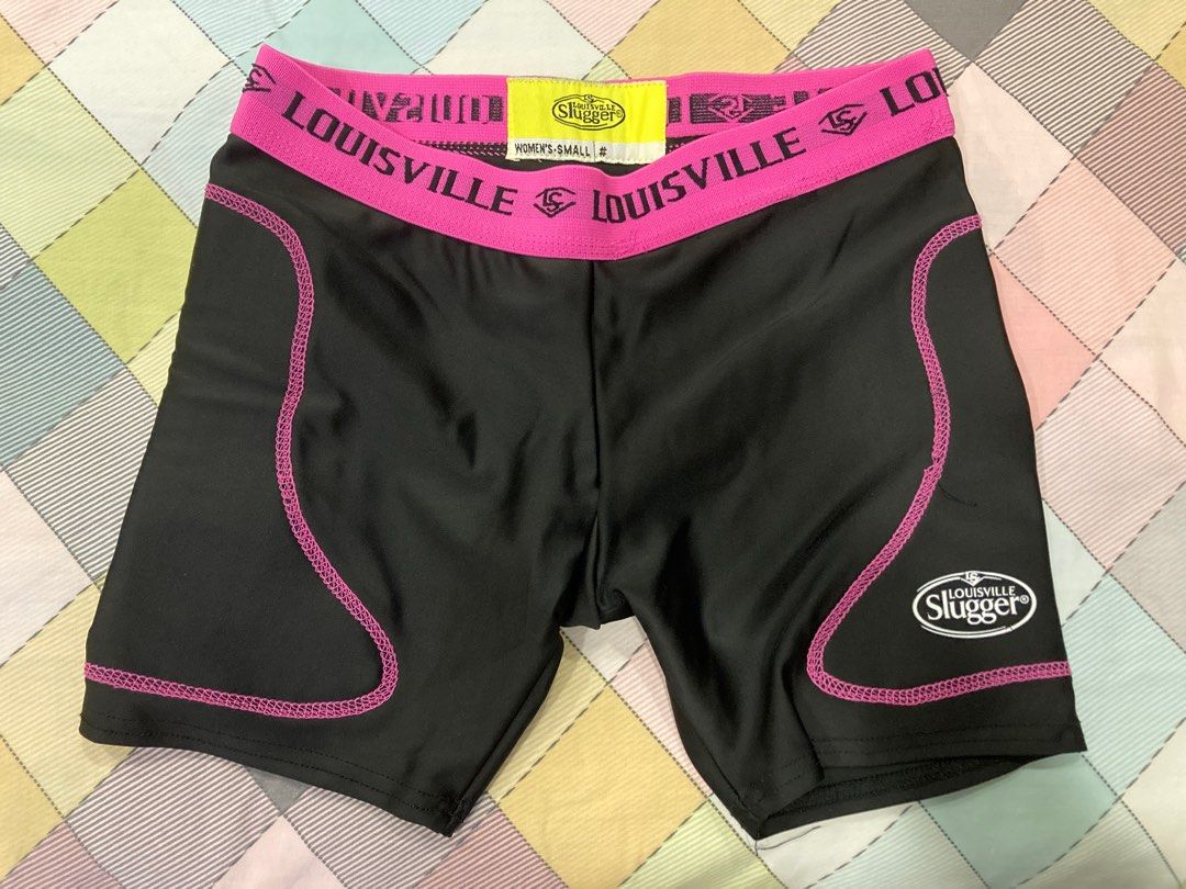Louisville Slugger Sliding Shorts Women s S Black Pink Original